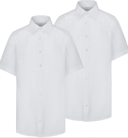 Outwood Boys White Shirts (Twin Pack)
